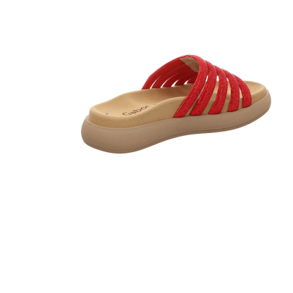 Gabor Damen Pantolette  in rot