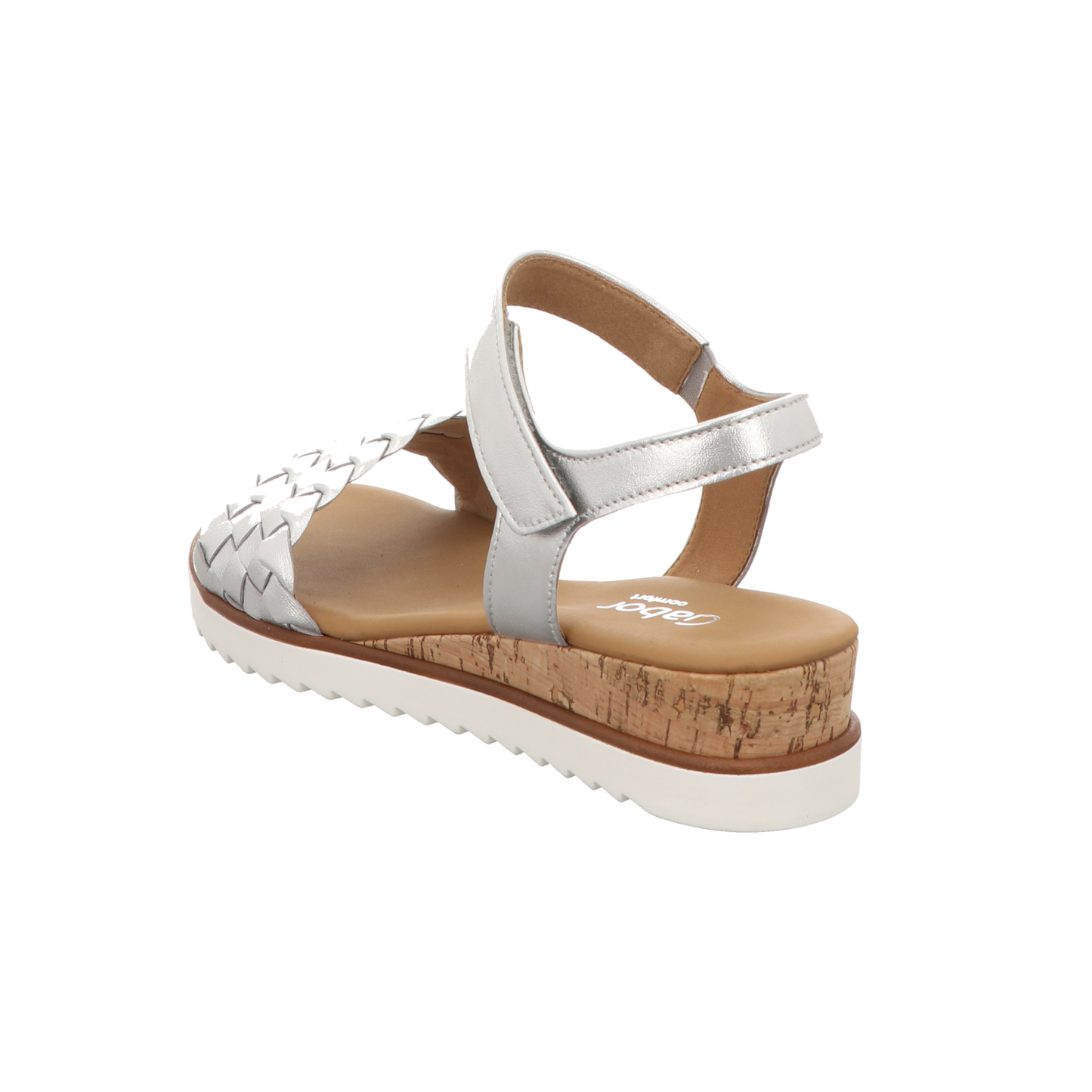 Gabor Damen Sandalette Genua in silber