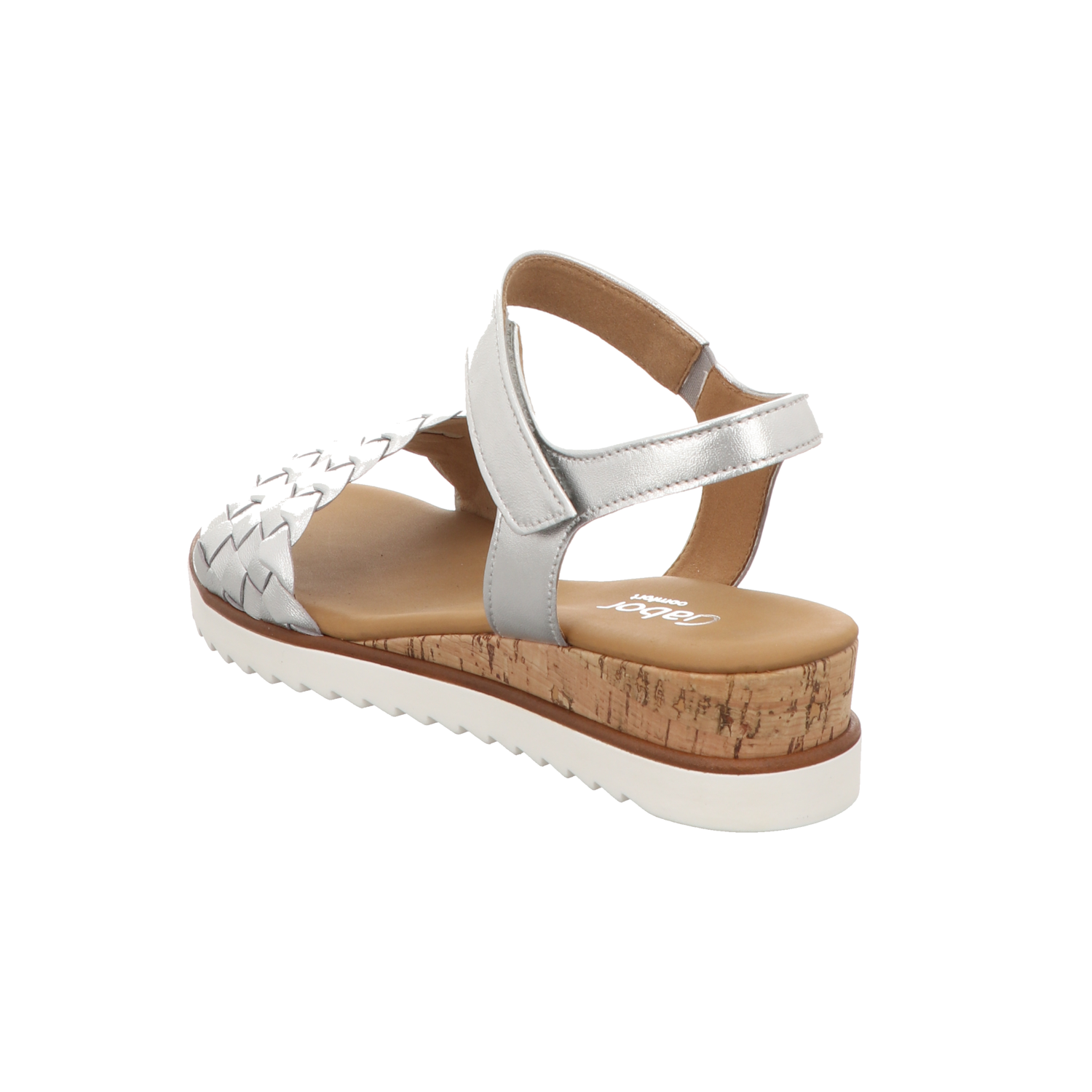 Gabor Damen Sandalette Genua in silber