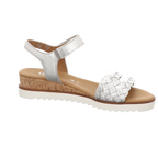 Gabor Damen Sandalette Genua in silber