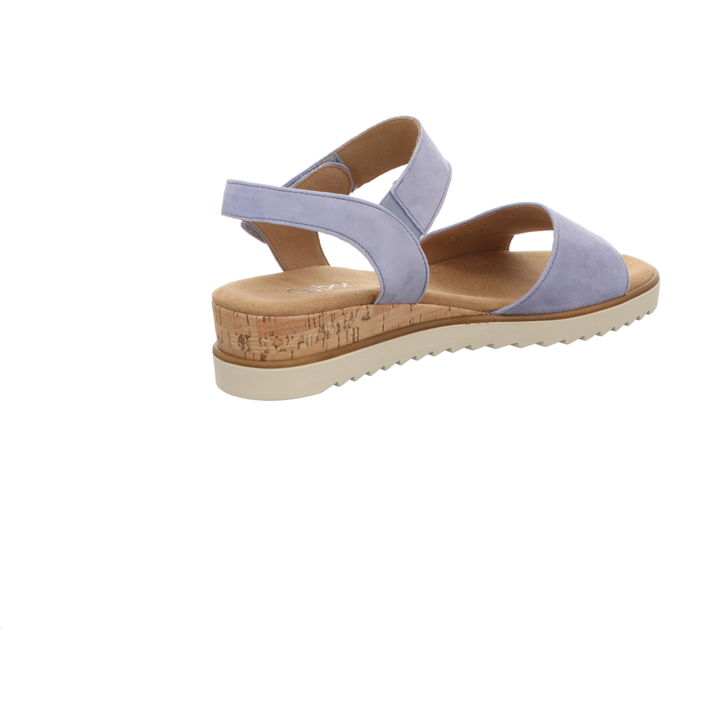 Gabor Damen Sandalette Genua in hellblau