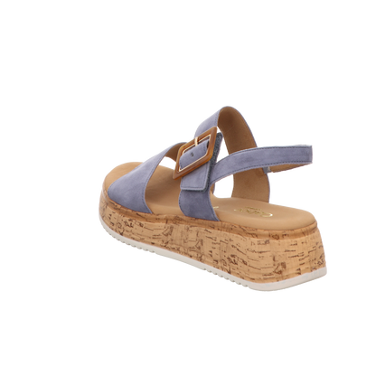 Gabor Damen Sandalette Rhodos in blau