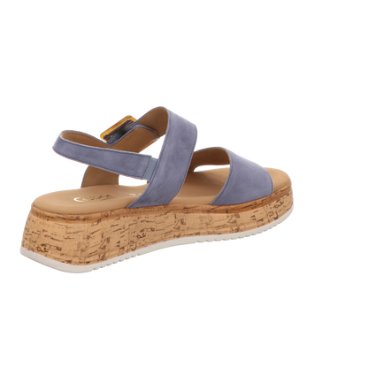Gabor Damen Sandalette Rhodos in blau