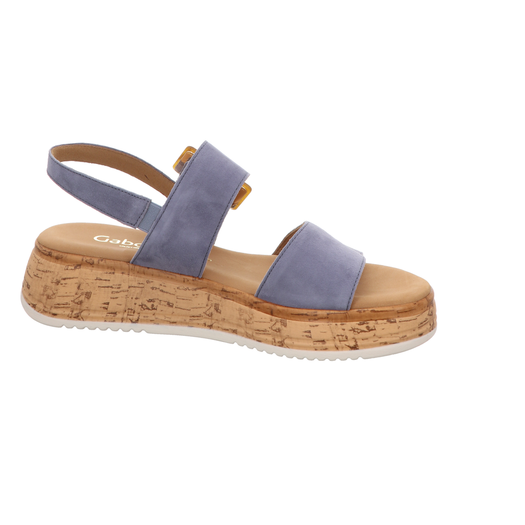 Gabor Damen Sandalette Rhodos in blau