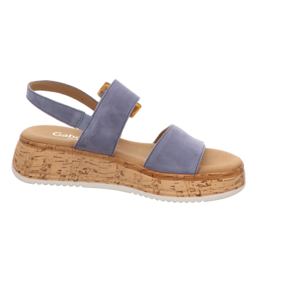 Gabor Damen Sandalette Rhodos in blau