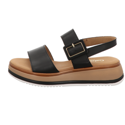 Gabor Damen Sandalette Rhodos in schwarz