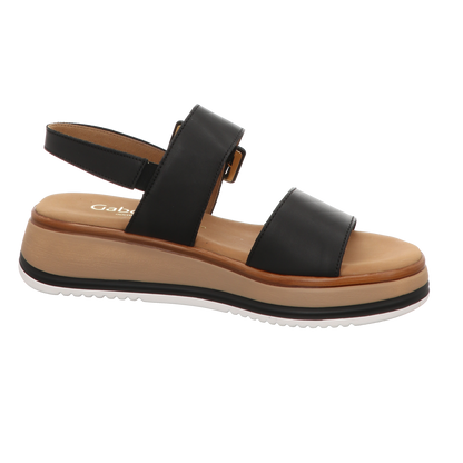 Gabor Damen Sandalette Rhodos in schwarz