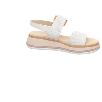 Gabor Damen Sandalette Rhodos in weiss