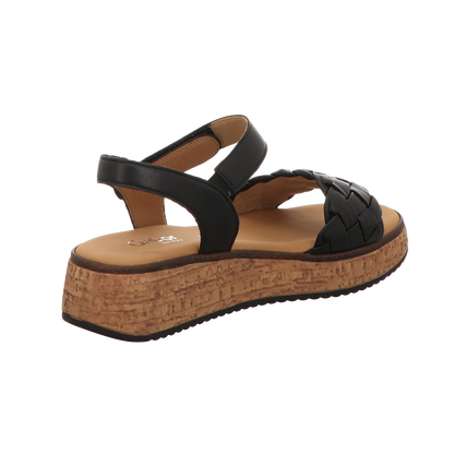 Gabor Damen Sandalette Florenz in schwarz