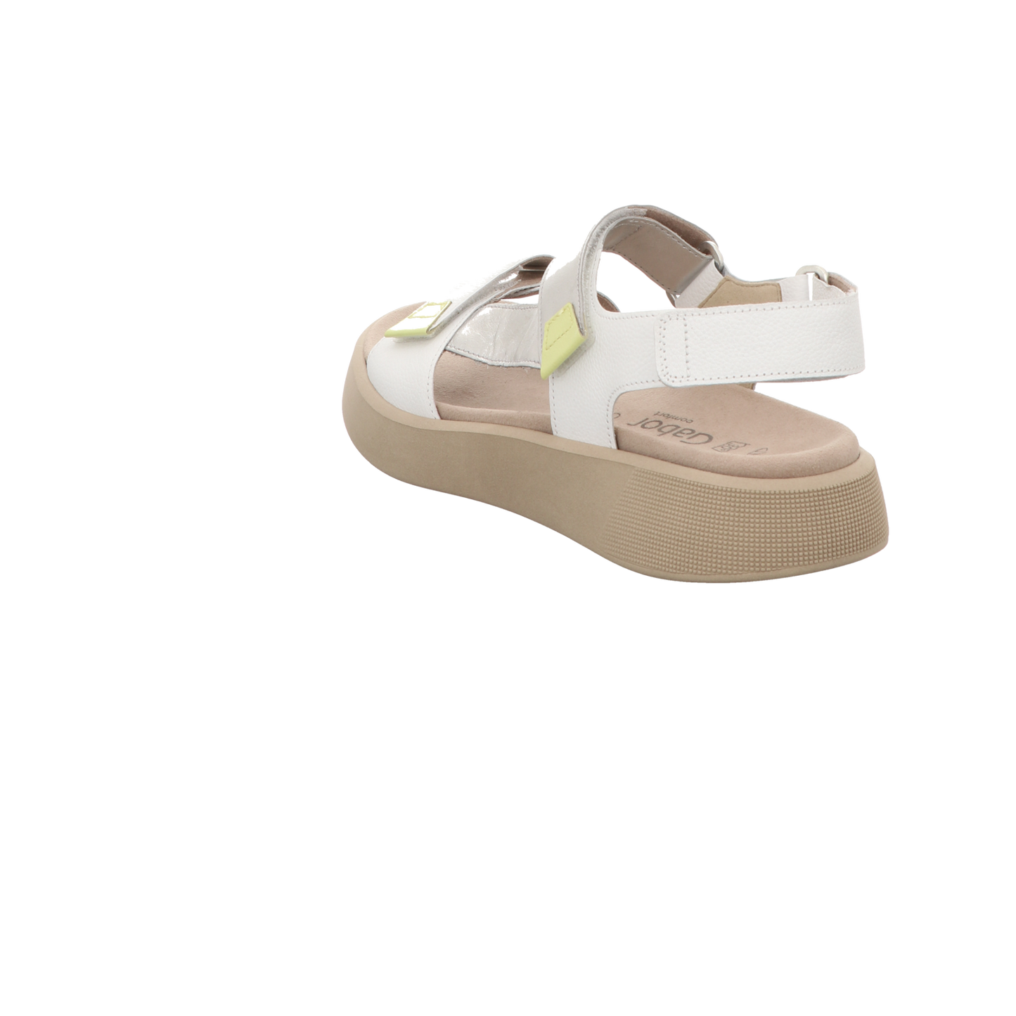 Gabor Damen Sandale bequem Florenz in weiss