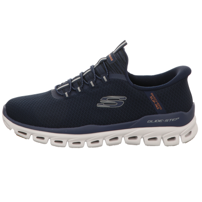 Skechers Herren Slipper Slip Ins Glide-Step in blau