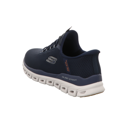 Skechers Herren Slipper Slip Ins Glide-Step in blau