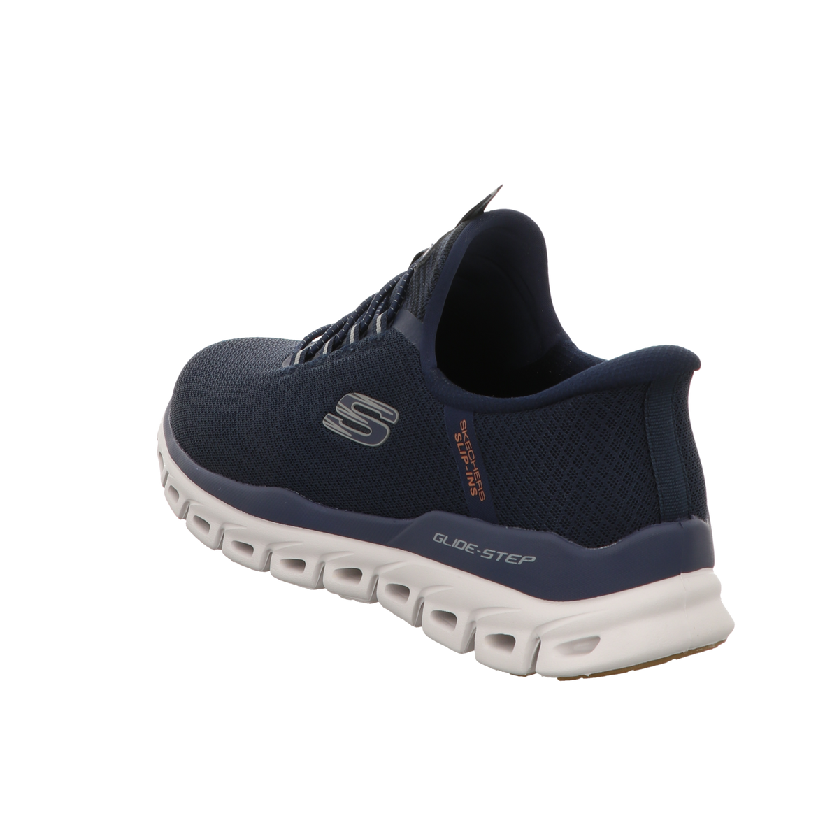 Skechers Herren Slipper Slip Ins Glide-Step in blau