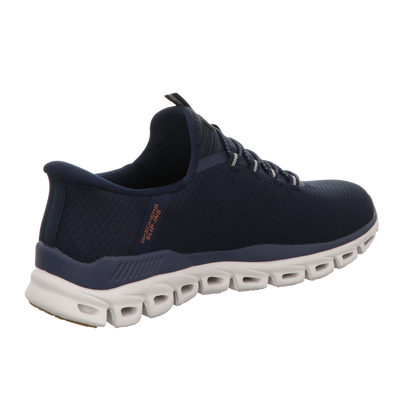 Skechers Herren Slipper Slip Ins Glide-Step in blau