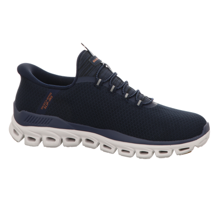 Skechers Herren Slipper Slip Ins Glide-Step in blau