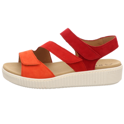 Gabor Damen Sandale bequem  in rot