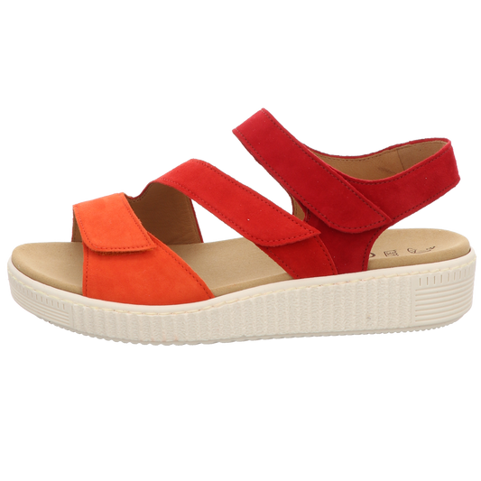 Gabor Damen Sandale bequem  in rot