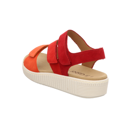 Gabor Damen Sandale bequem  in rot