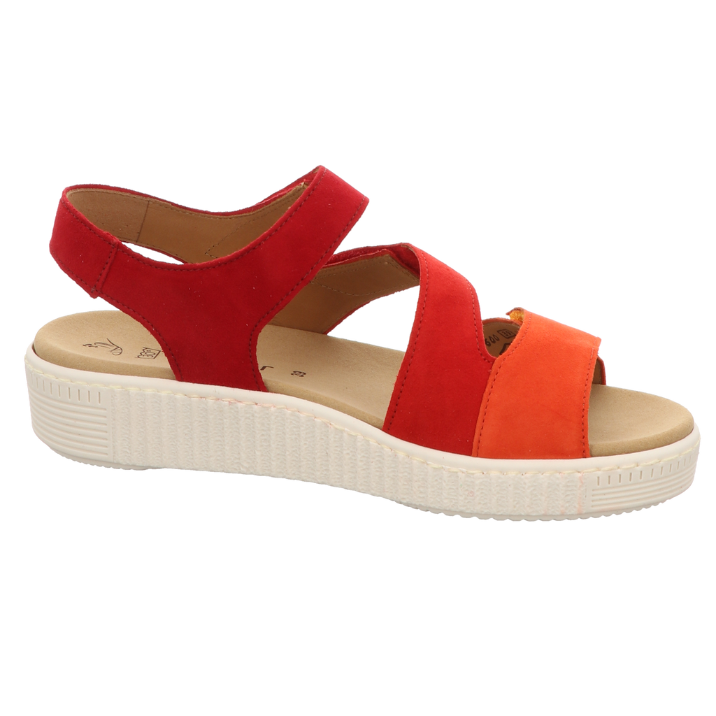 Gabor Damen Sandale bequem  in rot