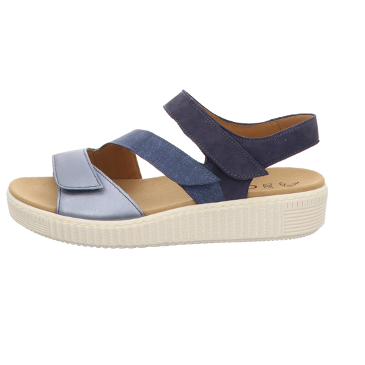 Gabor Damen Sandale bequem  in blau