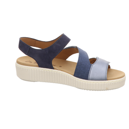 Gabor Damen Sandale bequem  in blau