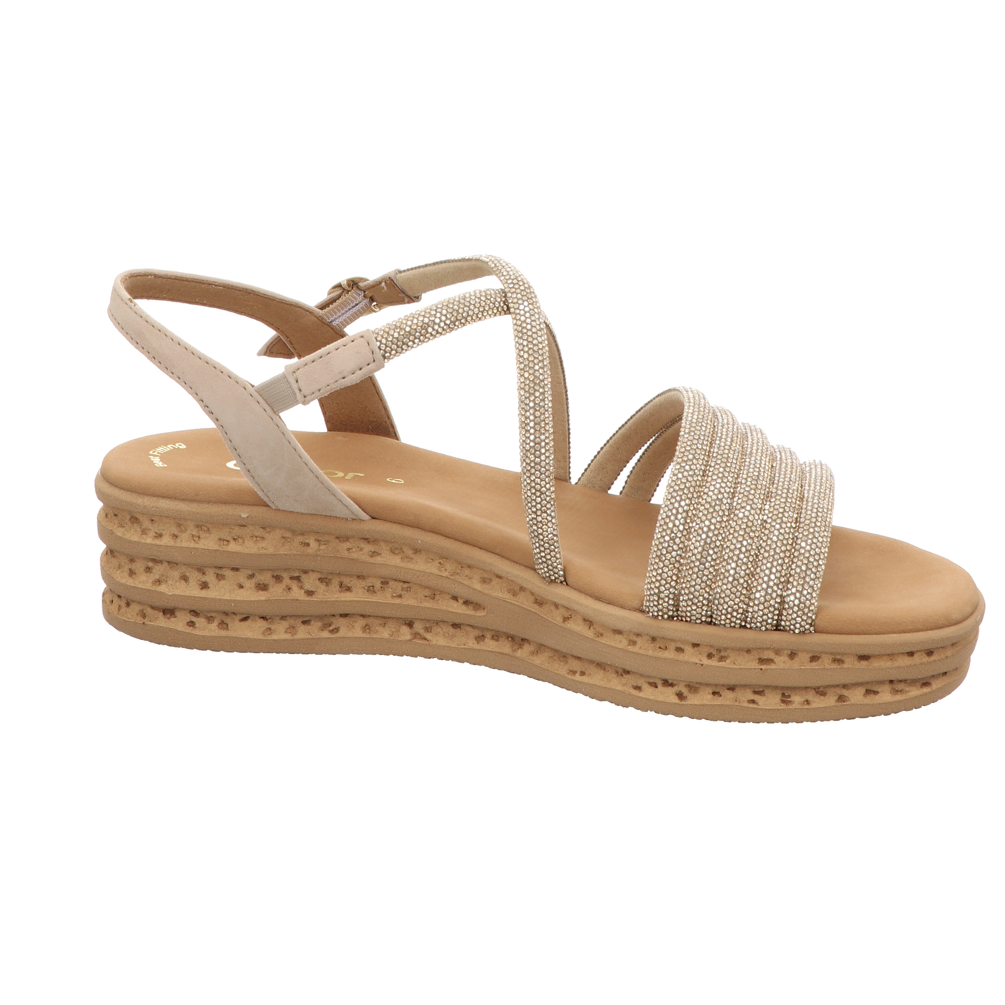 Gabor Damen Sandalette  in silber