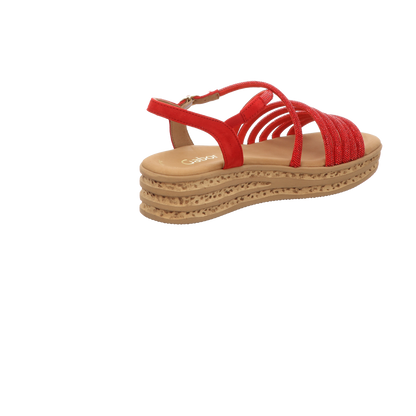 Gabor Damen Sandalette  in rot