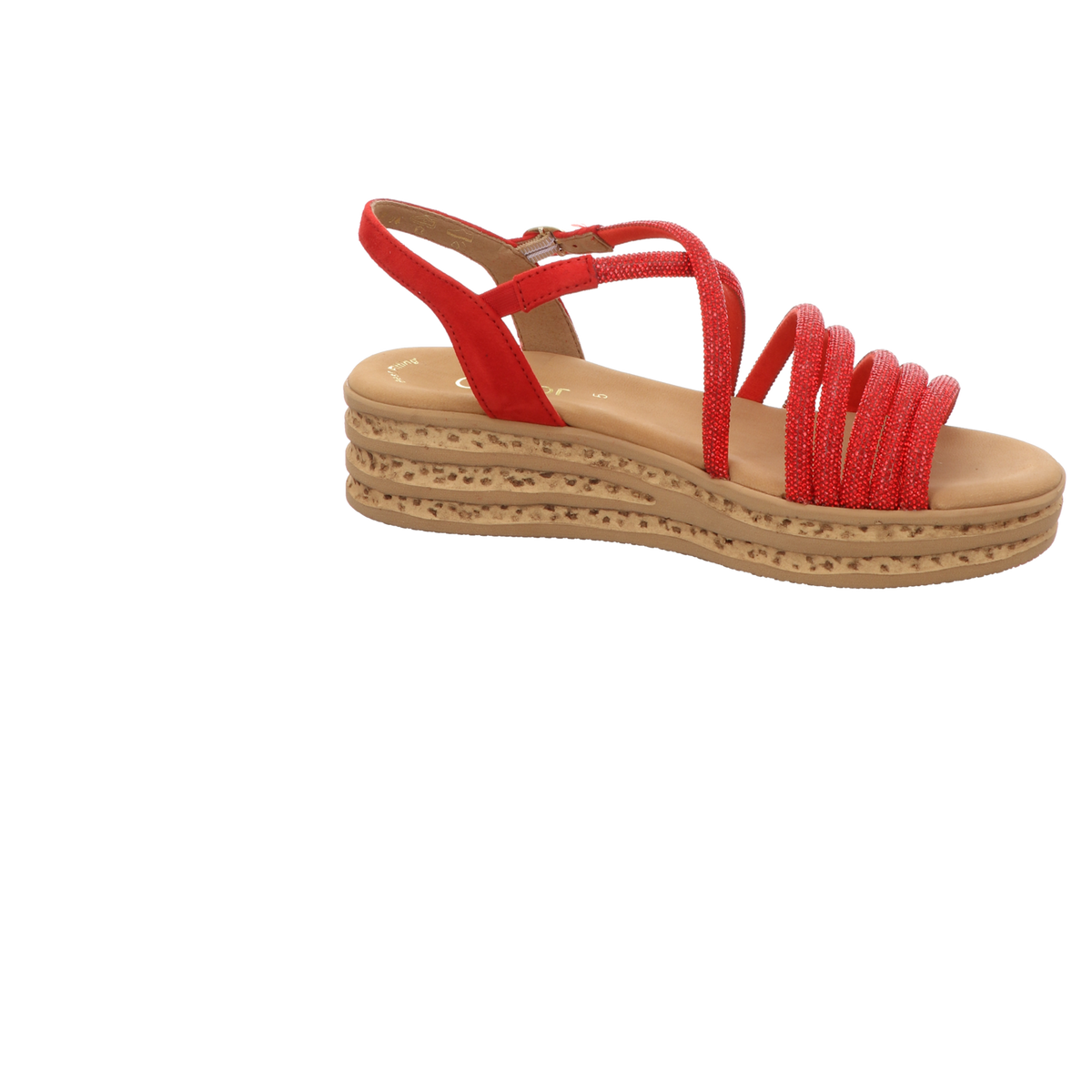 Gabor Damen Sandalette  in rot