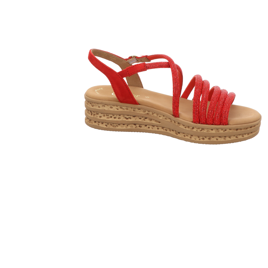 Gabor Damen Sandalette  in rot