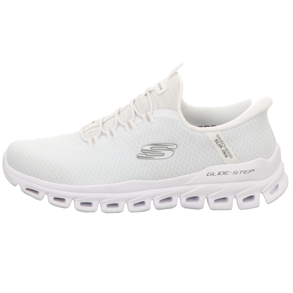 Skechers Herren Slipper Slip-Ins:glide-Step in weiss