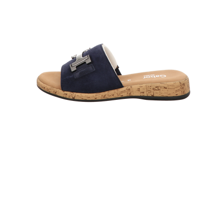 Gabor Damen Pantolette Rhodos in blau