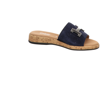 Gabor Damen Pantolette Rhodos in blau