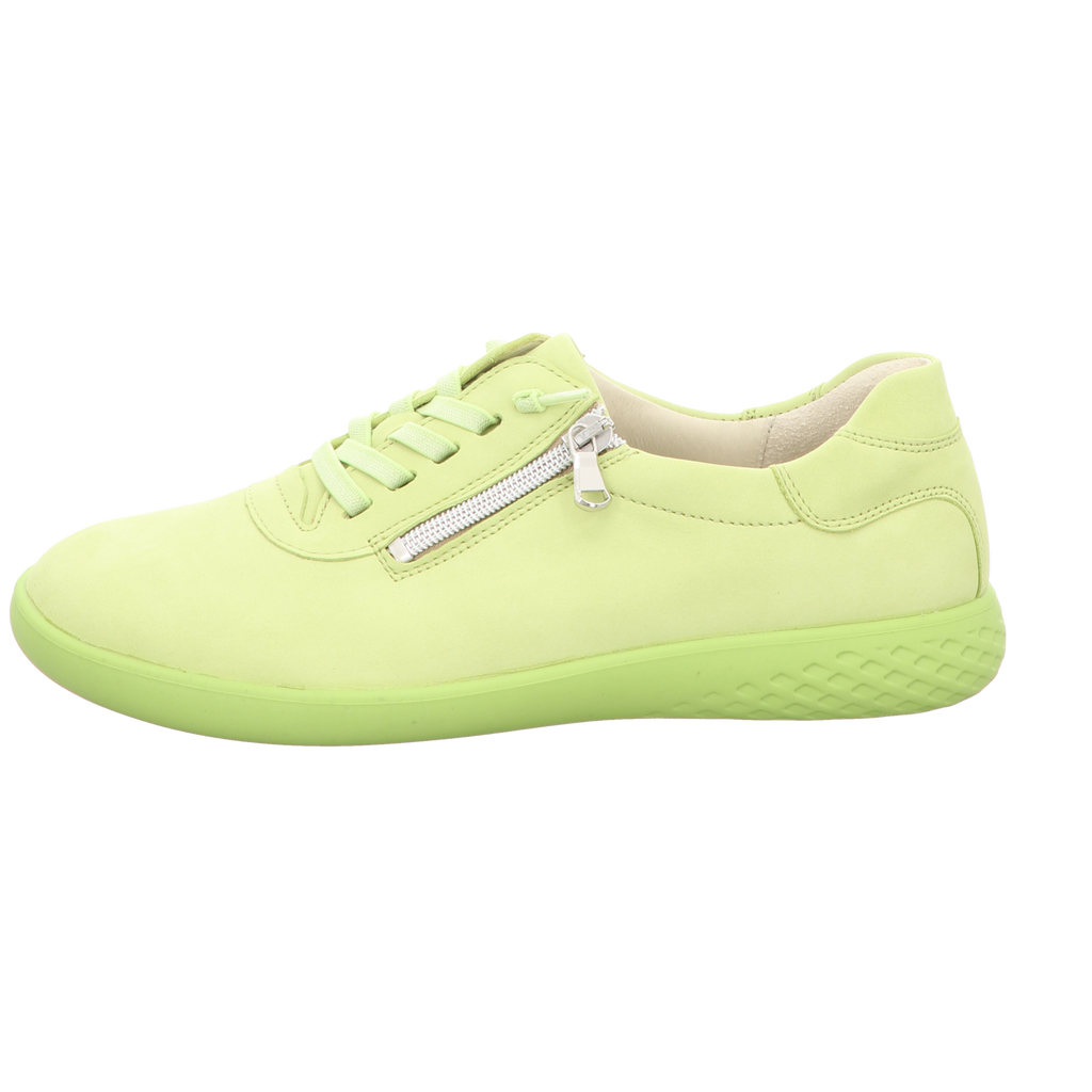 Waldläufer Damen Schnürschuh bequem H-Cloe in gruen