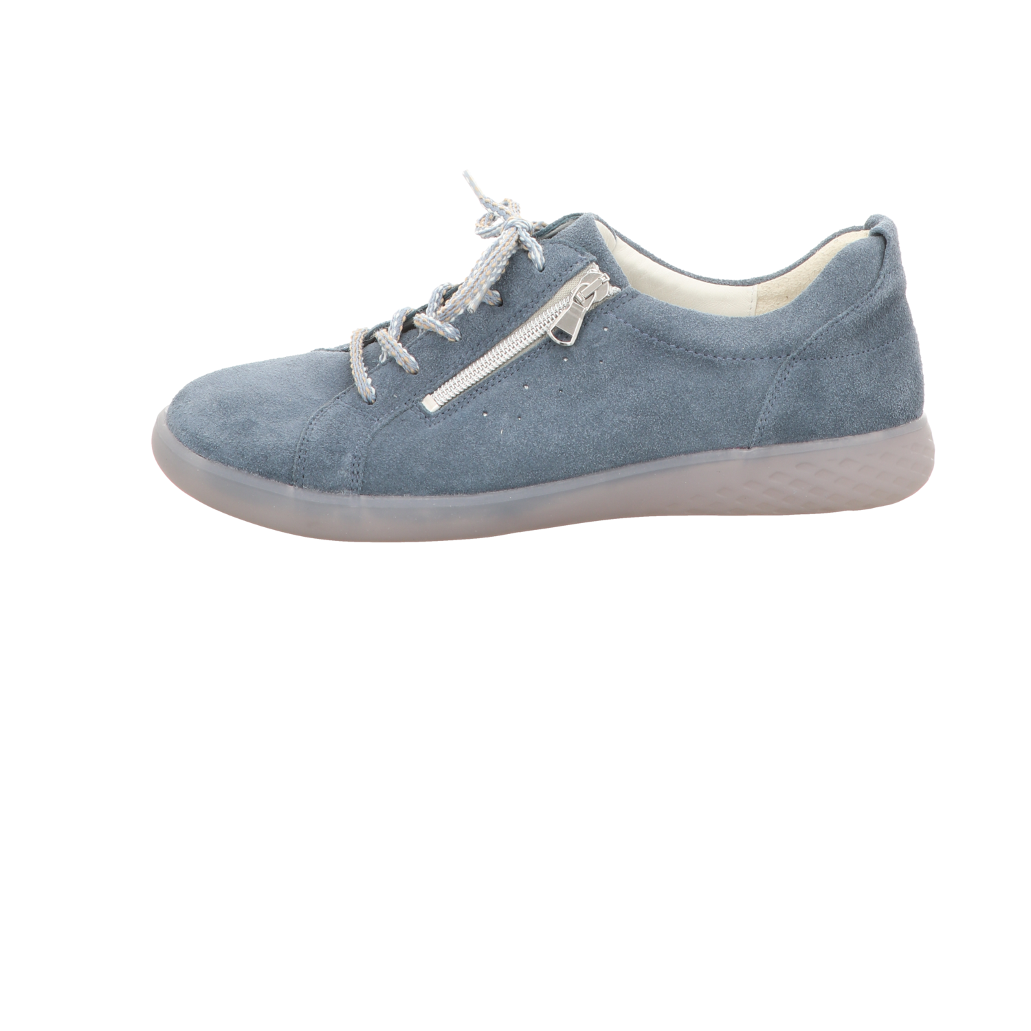 Waldläufer Damen Schnürschuh bequem H-Cloe in silber