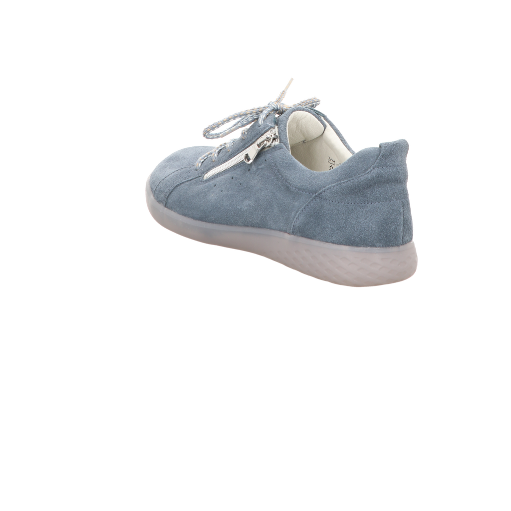Waldläufer Damen Schnürschuh bequem H-Cloe in silber