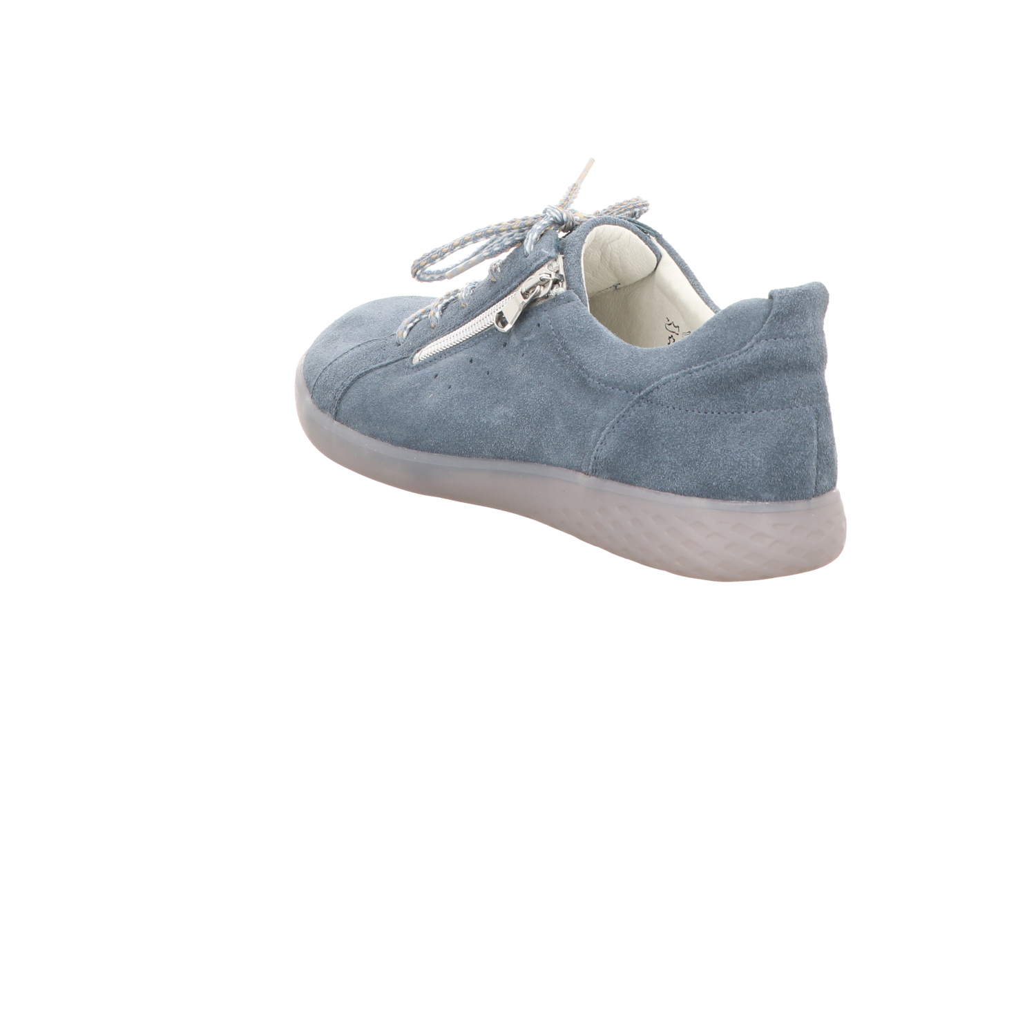 Waldläufer Damen Schnürschuh bequem H-Cloe in silber
