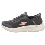 Skechers Herren Slipper Slip-Ins: Go Walk Flex in grau