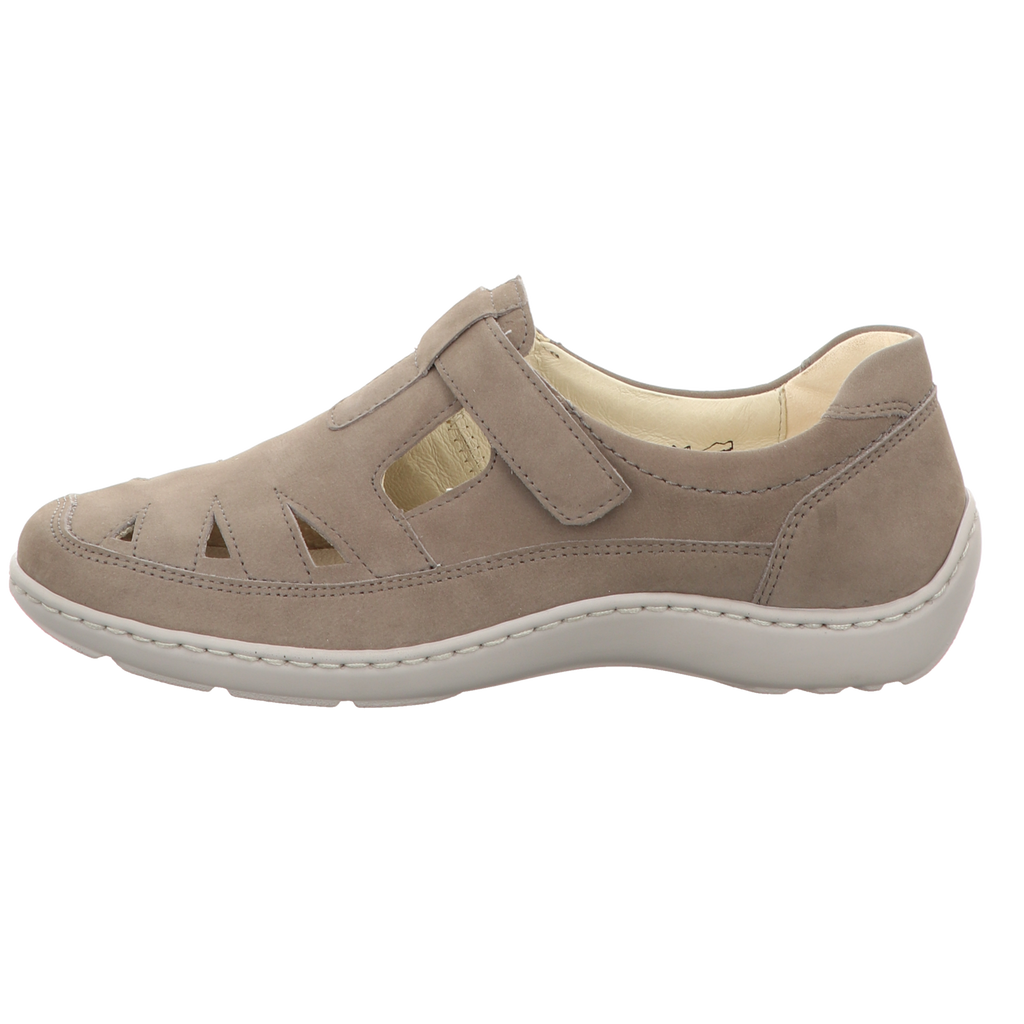 Waldläufer Damen Slipper bequem Henni in grau