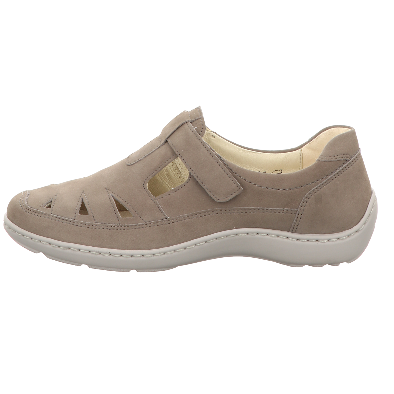 Waldläufer Damen Slipper bequem Henni in grau