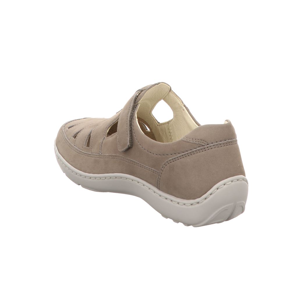 Waldläufer Damen Slipper bequem Henni in grau