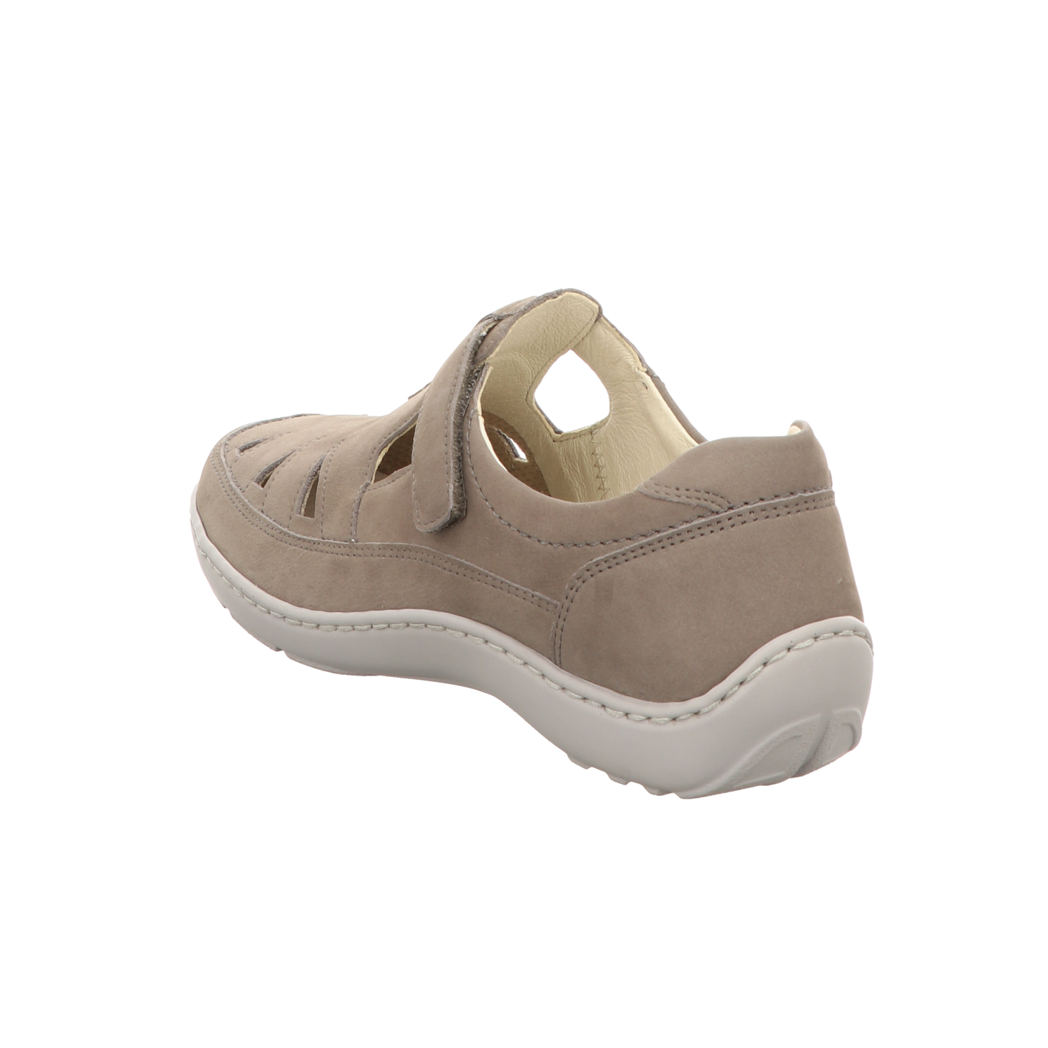 Waldläufer Damen Slipper bequem Henni in grau