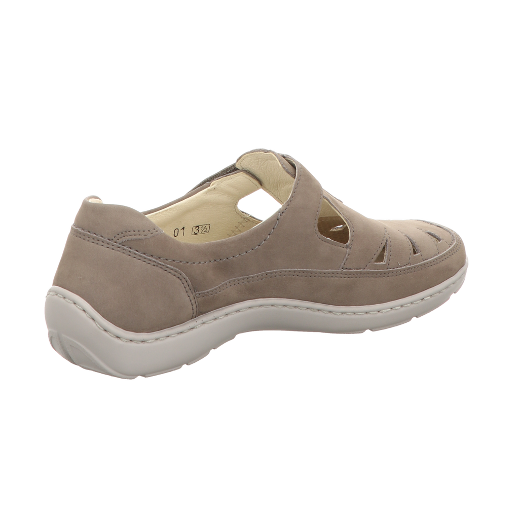 Waldläufer Damen Slipper bequem Henni in grau