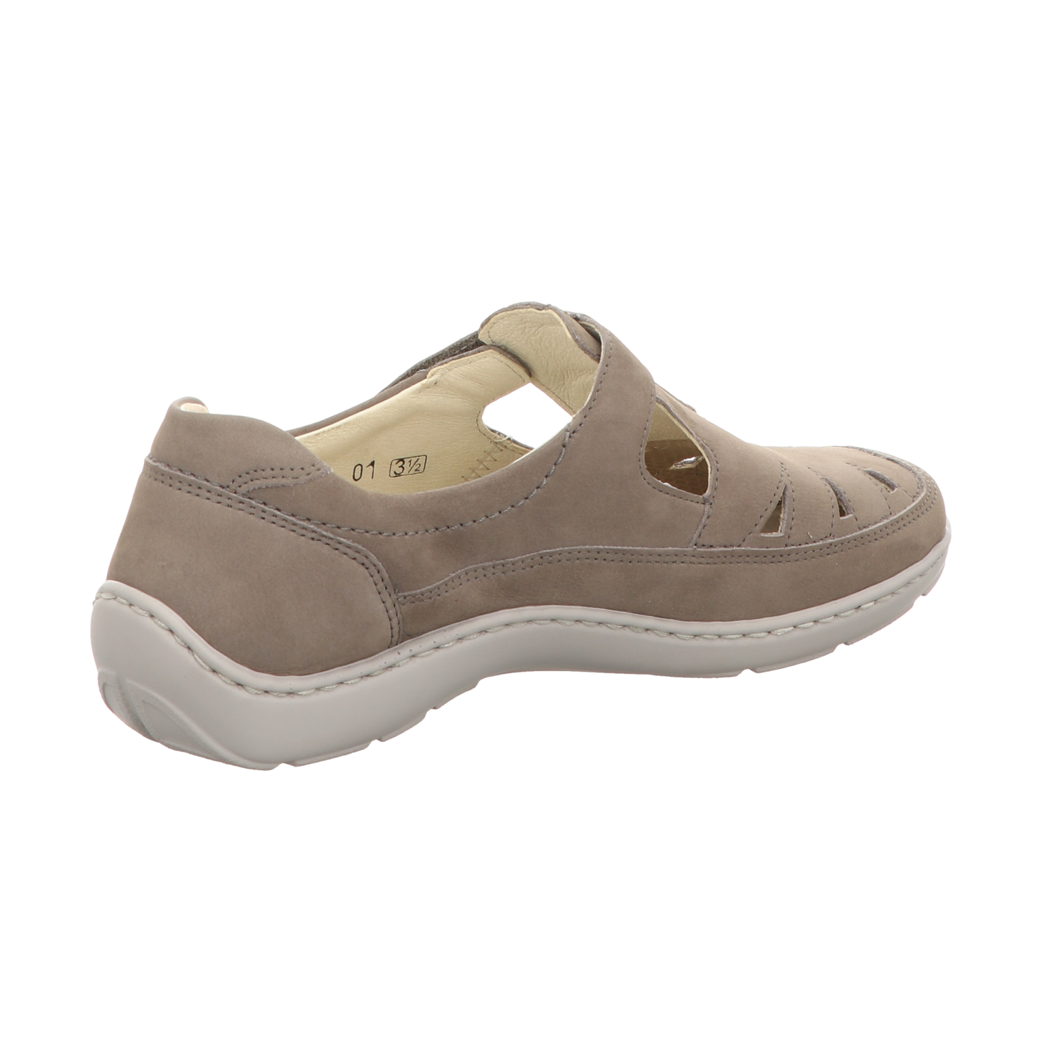 Waldläufer Damen Slipper bequem Henni in grau