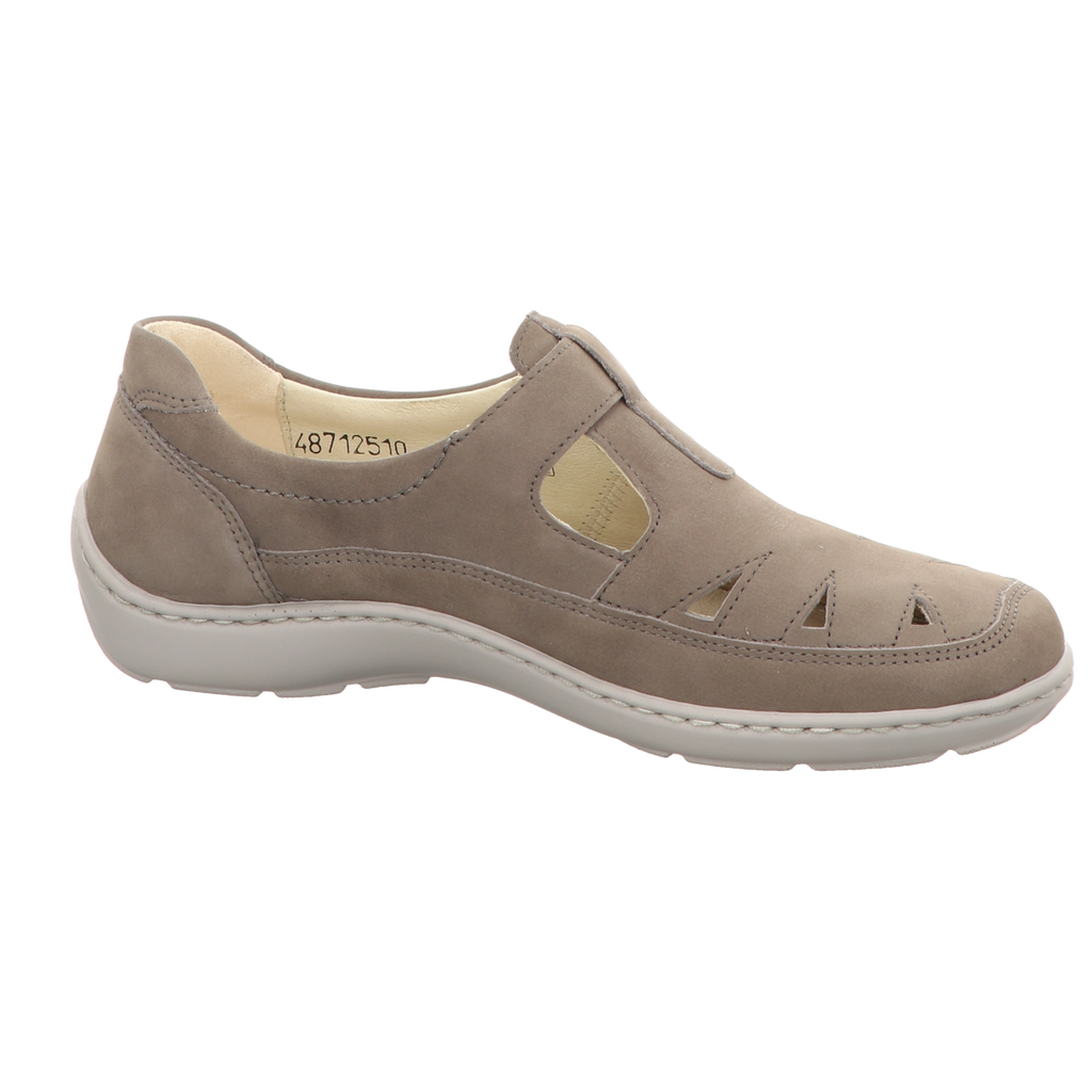 Waldläufer Damen Slipper bequem Henni in grau