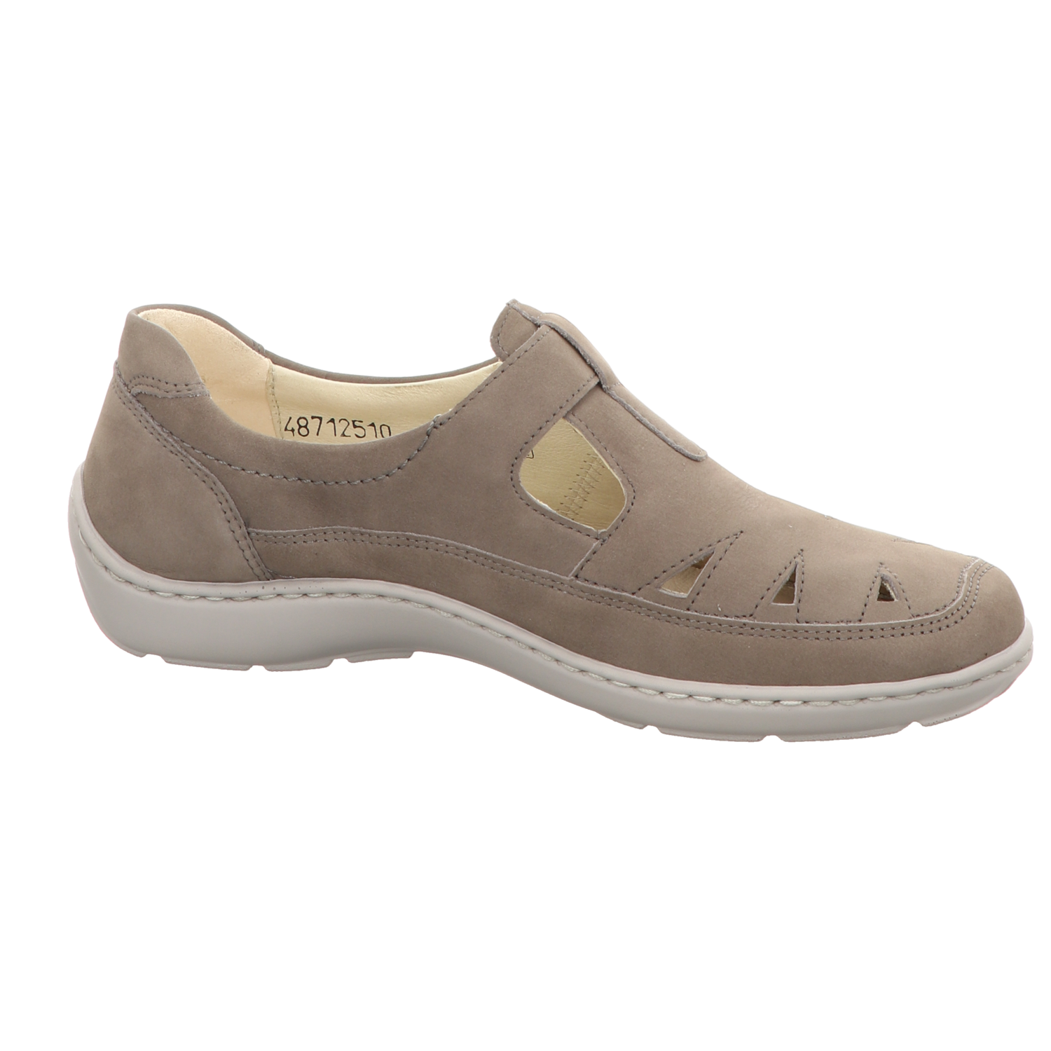Waldläufer Damen Slipper bequem Henni in grau