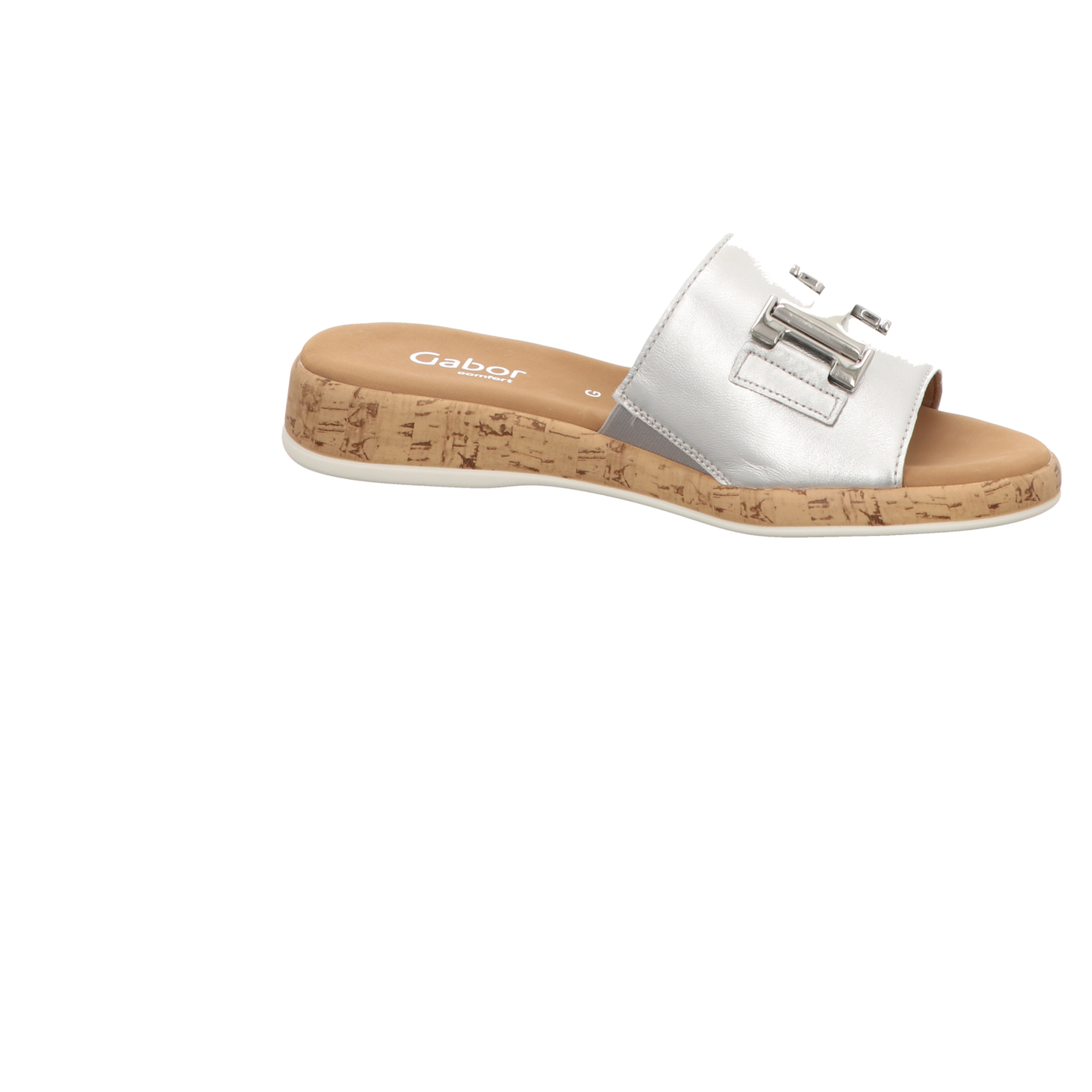 Gabor Damen Pantolette Rhodos in silber