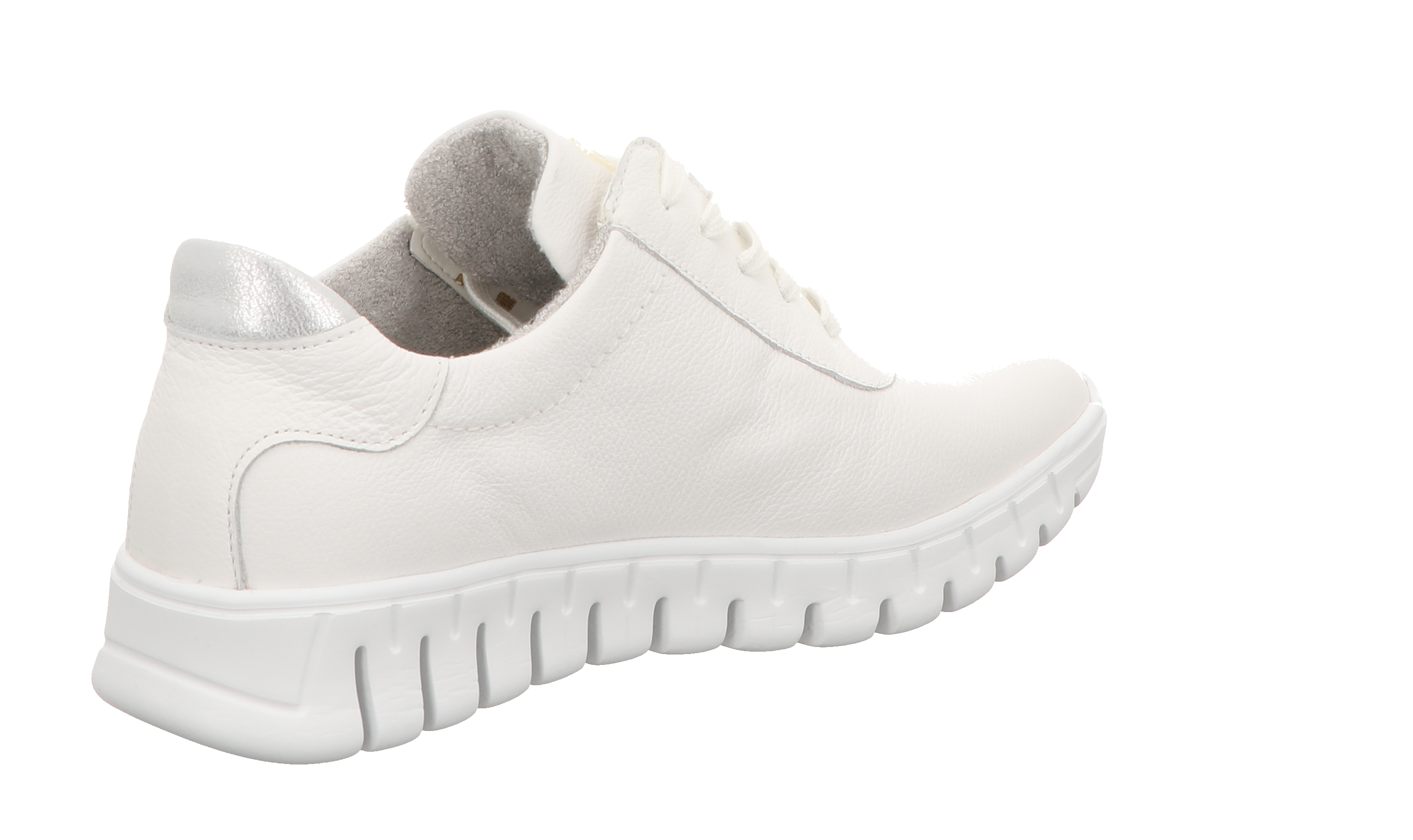 Waldläufer Damen Schnürschuh bequem H-Birdy in weiss