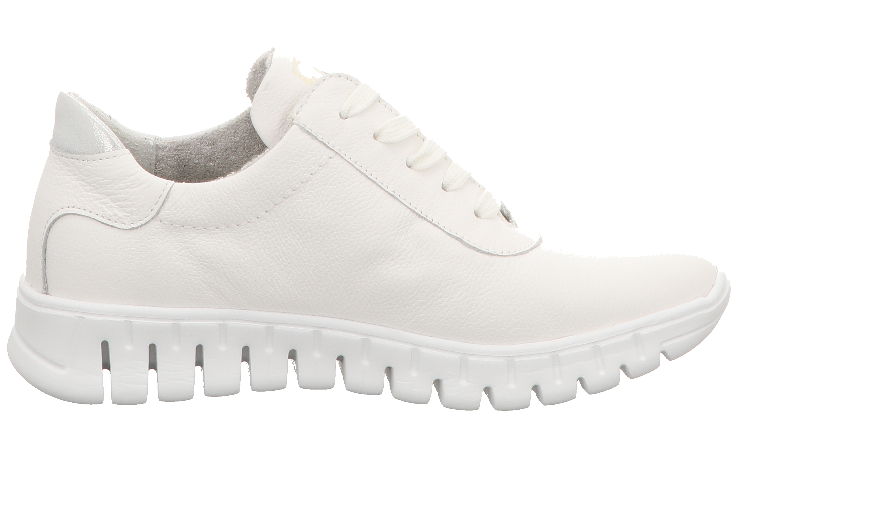 Waldläufer Damen Schnürschuh bequem H-Birdy in weiss