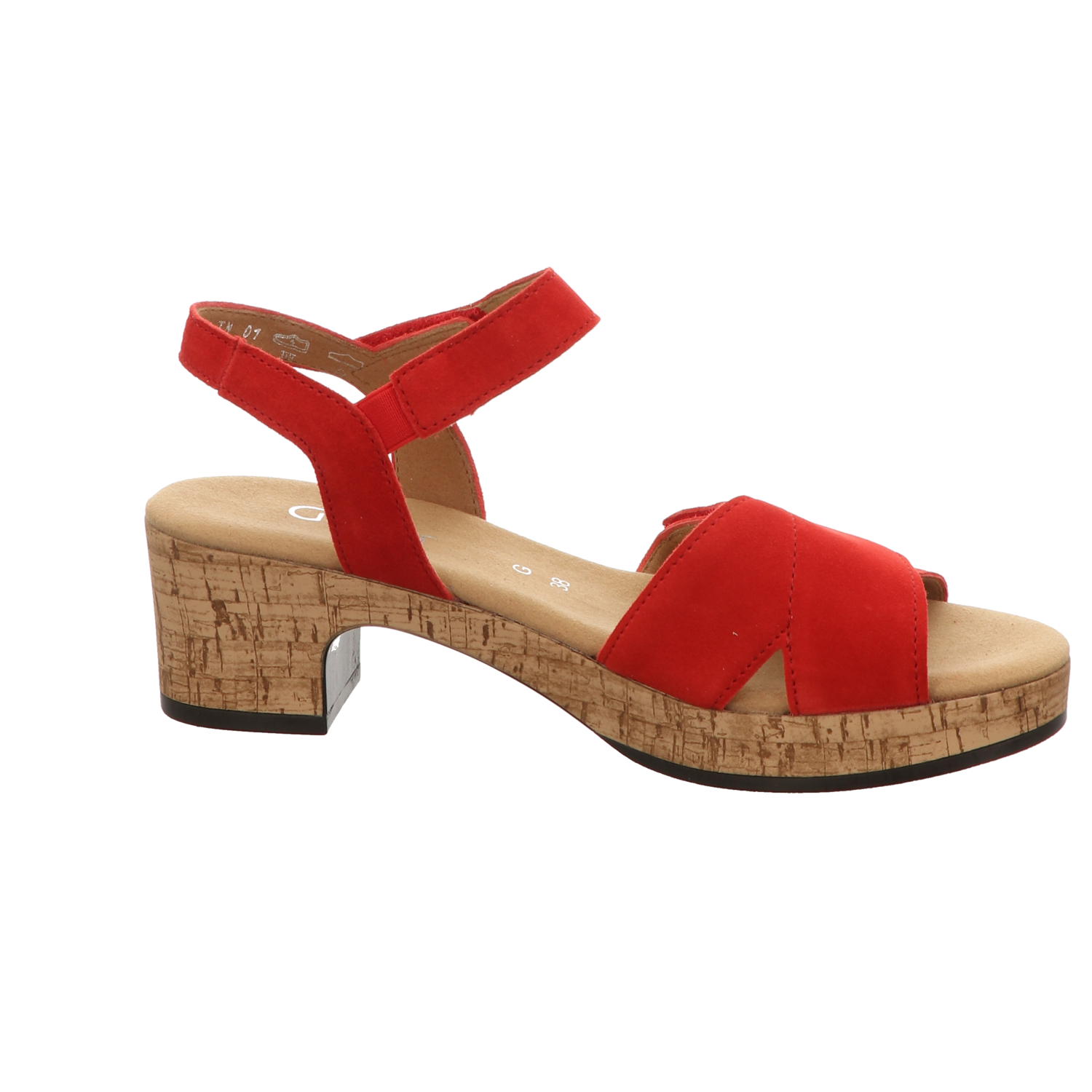Gabor Damen Sandalette Kreta in rot