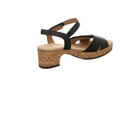 Gabor Damen Sandalette Kreta in schwarz